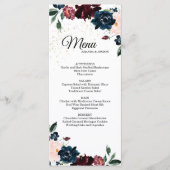 Summer Celebration Wedding Menu (Voorkant)