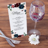 Summer Celebration Wedding Menu
