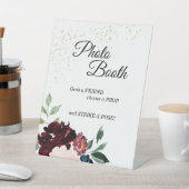 Summer Celebration Wedding Photo Booth Reclamebord Met Voetstuk (Insitu)