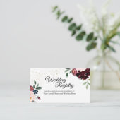 Summer Celebration Wedding Registry Enclosure Kaar Informatiekaartje (Staand voorkant)