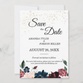 Summer Celebration Wedding Save the Date (Voorkant)