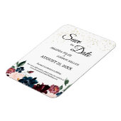Summer Celebrding Wedding Save the Date Magnet Magneet (Linkerzijde)