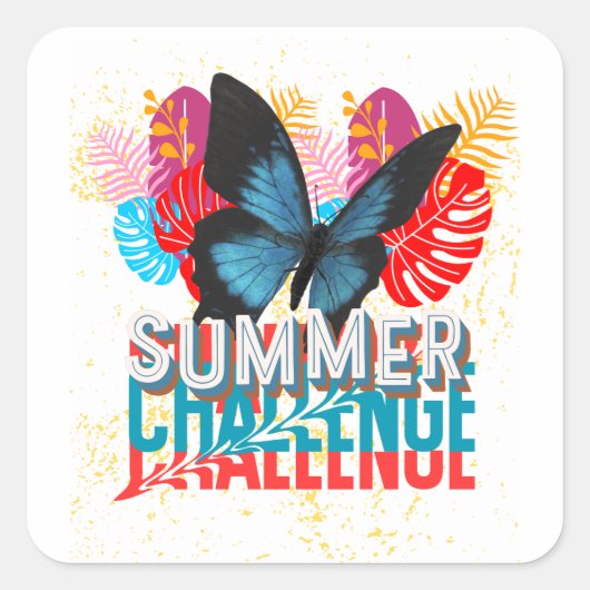 Summer challenge sticker (Voorkant)