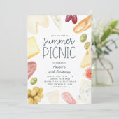Summer Charcuterie elke keer dat er een picknick w Kaart (Staand voorkant)