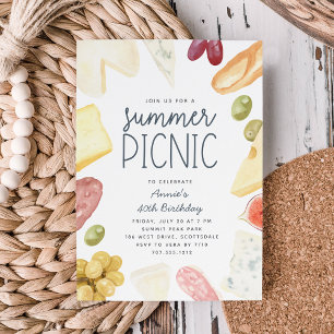 Summer Charcuterie elke keer dat er een picknick w Kaart