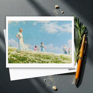 Summer, Charles Courtney Curran (1906) Briefkaart