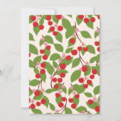 Summer  Cherries Boho Vrijgezellenfeest Kaart