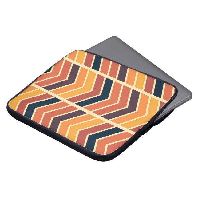 Summer Chevron Laptop Sleeve (Voorkant top)