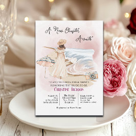 Summer Chic 'Een nieuw hoofdstuk wacht' Vrijgezell Kaart