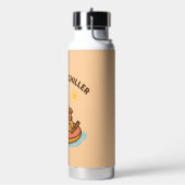 Summer Chill Capybara – Schattigee tropische water Waterfles (Links)