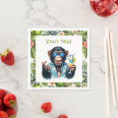Summer Chill Chimp Chillin - Zonnebril & Cocktail Servet (Insitu)
