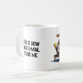 Summer chill vibes Sloth Koffiemok (Voorkant links)