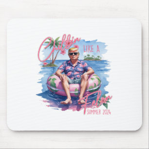 Summer Chillin als een misdadiger Trump voor Presi Muismat