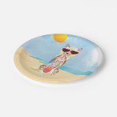 Summer Chinese Crested Papieren Bordje (Gekanteld)