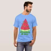 Summer Christmas July In Christmas In July Melon r T-shirt (Voorkant volledig)