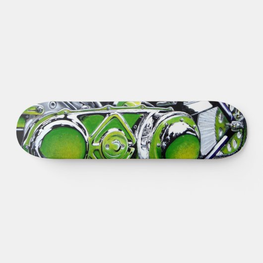 Summer Chrome Persoonlijk Skateboard (Horizontaal)