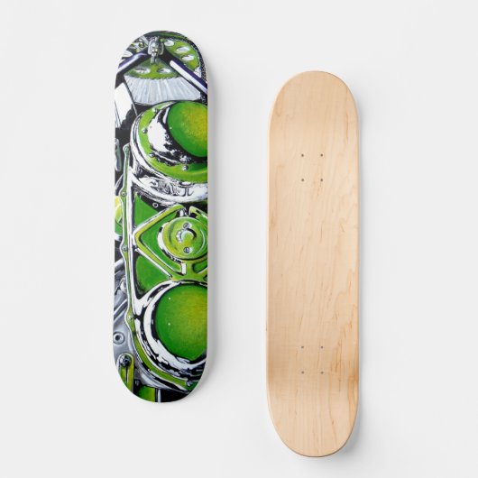 Summer Chrome Persoonlijk Skateboard (Voorkant)