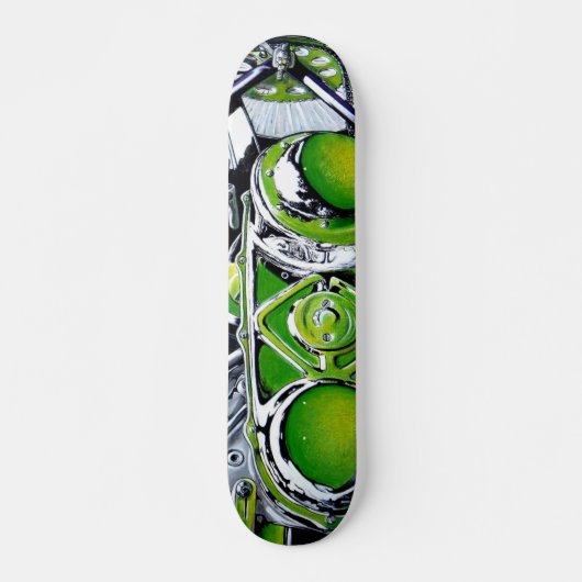 Summer Chrome Persoonlijk Skateboard (Voorkant)