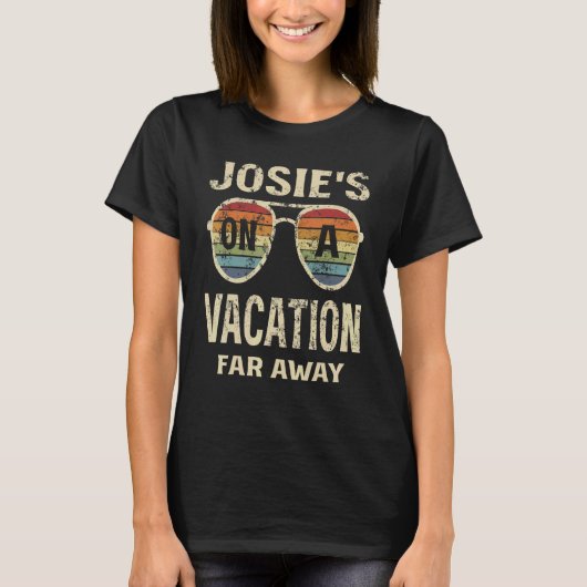 Summer citeert Josie's op een vakantie ver weg T-shirt (Voorkant)
