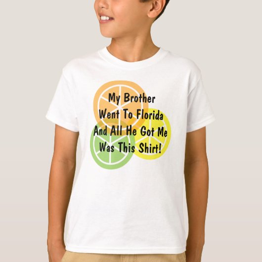 Summer Citrus - Broeder ging naar Florida - T-shirt (Voorkant)