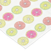 Summer Citrus Fruit Oranje Limoen Lemon Grapefruit Tafelkleed (Gekanteld)