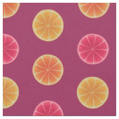 Summer Citrus Fruit Slice Tropical  Patroon Stof (Close Up)