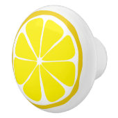 Summer Citrus Lemon Ceramic Knob Keramische Knop (Rechts)