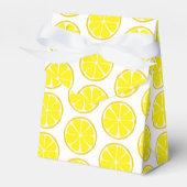 Summer Citrus Lemon Favor Box Bedankdoosjes (Voorkant Zijde)