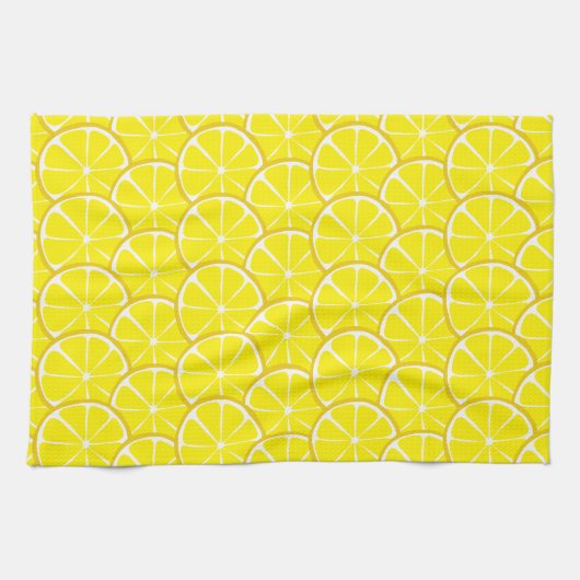 Summer Citrus Lemon Kitchen Towel Theedoek (Horizontaal)