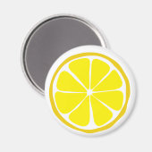 Summer Citrus Lemon Magnet (Voorkant / Achterkant)