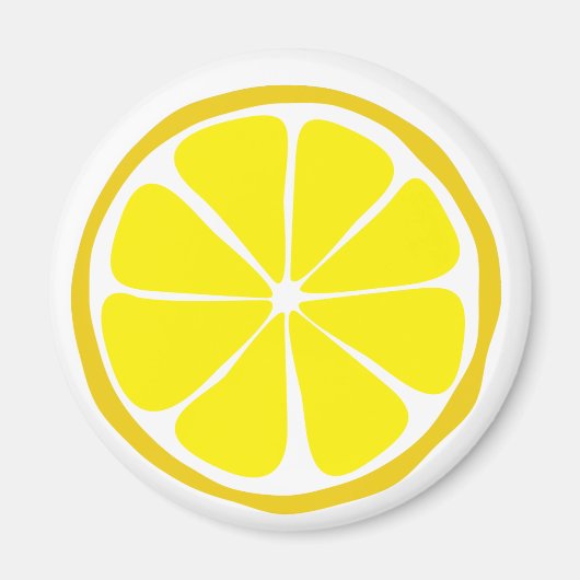 Summer Citrus Lemon Magnet (Voorkant)