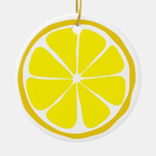 Summer Citrus Lemon Ornament (Voorkant)