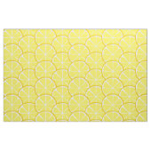 Summer Citrus Lemon Slices Fabric Stof (Fat Quarter)