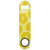 Summer Citrus Lemon Slices Speed Flessenopener (Voorkant)