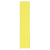 Summer Citrus Lemon Table Runner Korte Tafelloper (Voorkant)