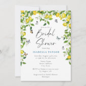 Summer Citrus Lemon Vrijgezellenfeest Kaart (Voorkant)