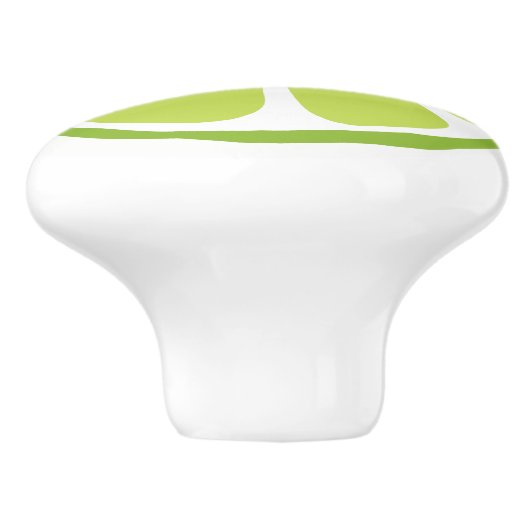 Summer Citrus Limoen Ceramic Knob Keramische Knop (Zijkant)