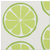 Summer Citrus Limoen Fabric Stof (Close Up)