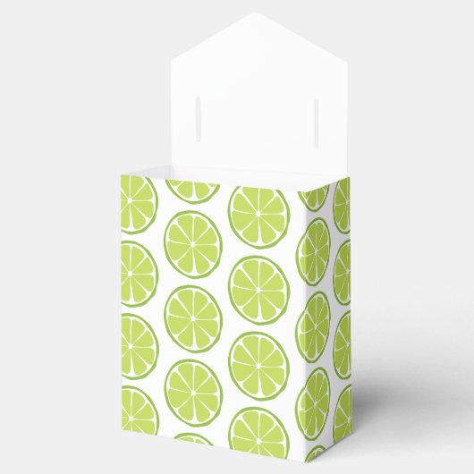 Summer Citrus Limoen Favor Box Bedankdoosjes (Geopend)