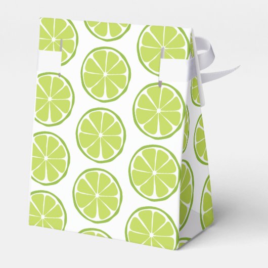 Summer Citrus Limoen Favor Box Bedankdoosjes (Achterkant)