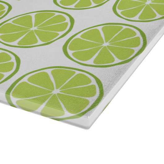 Summer Citrus Limoen Glass Cutting Board Snijplank (Hoek)