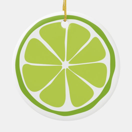Summer Citrus Limoen Ornament (Achterkant)