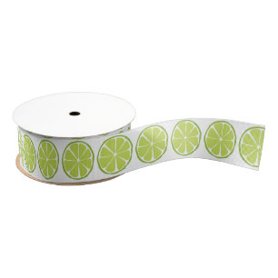 Summer Citrus Limoen Ribbon Grosgrain Lint