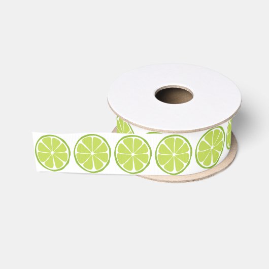 Summer Citrus Limoen Ribbon Grosgrain Lint (Spoel)