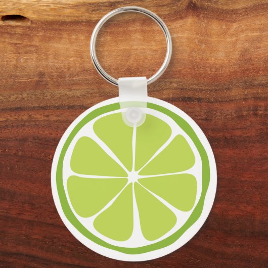 Summer Citrus Limoen Sleutelhanger (Voorkant)
