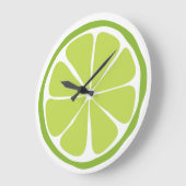 Summer Citrus Limoen Wall Clock Grote Klok (Hoek)