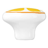 Summer Citrus Oranje Ceramic Knob Keramische Knop (Zijkant)