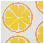 Summer Citrus Oranje Fabric Stof (Close Up)