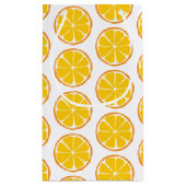 Summer Citrus Oranje Gift Bag - SM/MED/WINE Klein Cadeauzakje (Achterkant)