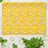 Summer Citrus Oranje Kitchen Towel Theedoek (Gevouwen)